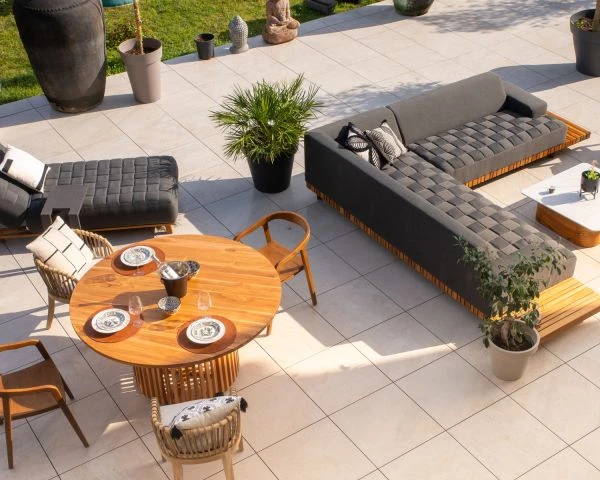 Chaise De Repas En Teck Design Esprit Retro "Juan" – Image 10