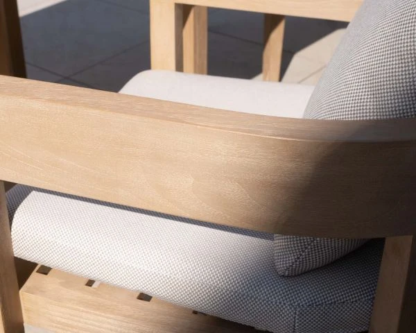 Chaise De Repas Extérieure Haut De Gamme En Teck "Blois" – Image 4