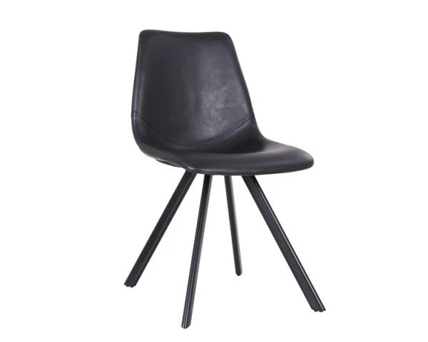 Chaise Scandinave Noir "Loin" – Image 4