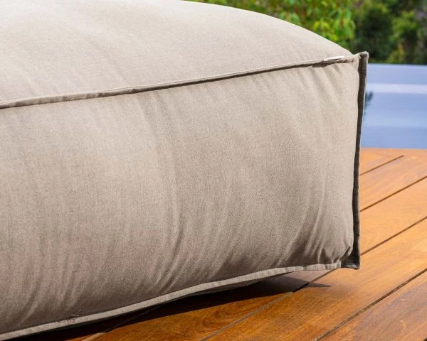 Matelas Bain De Soleil Minimaliste Et Moelleux Tissu Gris "Escale" – Image 5