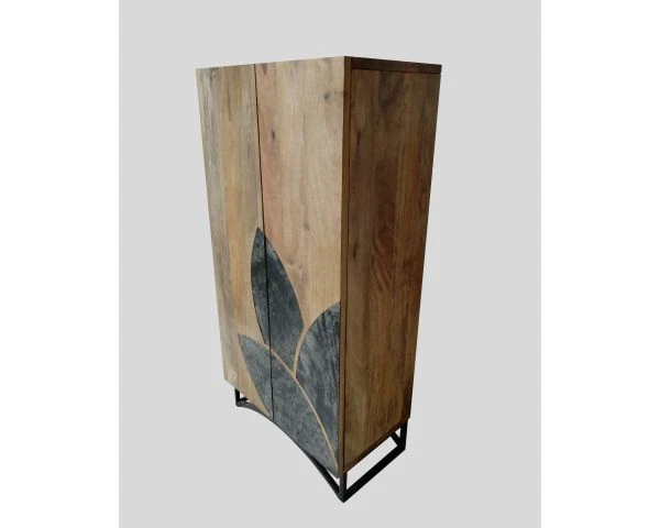 Armoirette Manguier Massif Imprimé Fleur "Pop Vintage" – Image 4