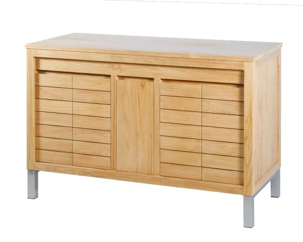 Meuble Sous Vasque En Teck 120 Cm "Tamy" – Image 2