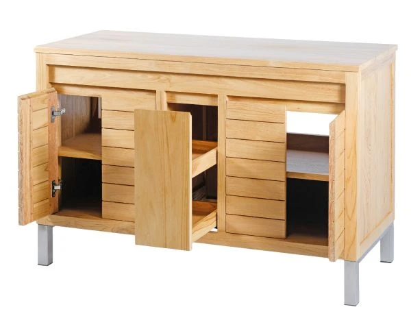 Meuble Sous Vasque En Teck 120 Cm "Tamy" – Image 3