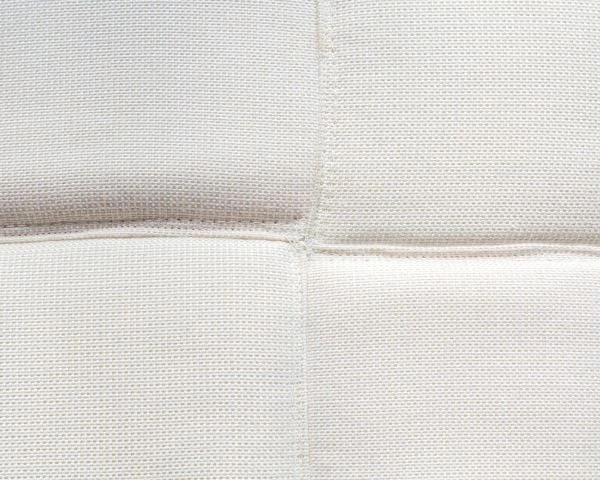 Chaise De Jardin Tissu Sunbrella Blanc Cassé Pieds Teck "Lombok" – Image 2