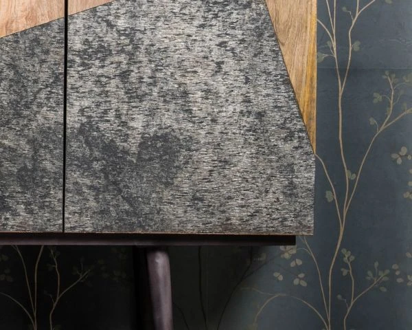 Buffet 160 Cm Manguier Imprimé Pierre "Pop Vintage" – Image 3