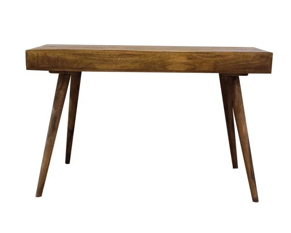 Bureau Scandinave Avec Pieds Compas Bois Et Pierre "Vintage Grey" – Image 5