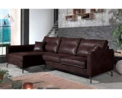Canapé D'angle 3/4 Places Havane Ultra Confort Retour Gauche "Falster"