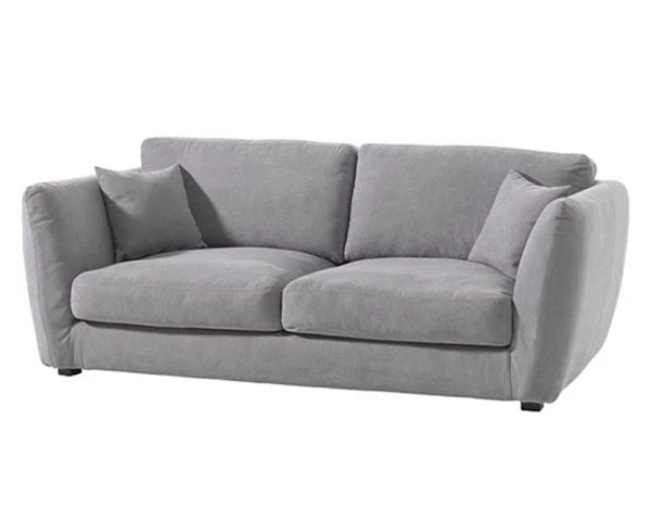 Canapé Convertible Gris Clair 3/4 Places "Soring" – Image 3