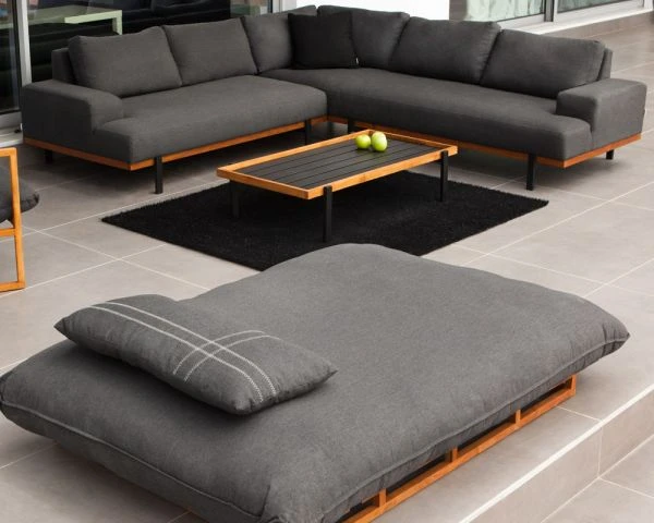 Canapé D'angle Extérieur Haut De Gamme Tissu Sunbrella "Maluku Island" – Image 6