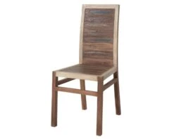 Chaise En Bois De Bateau Exotique Recyclé Et Teinté "Sunboat"