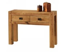 Console En Chêne Massif Huilé "Lodge Casita"