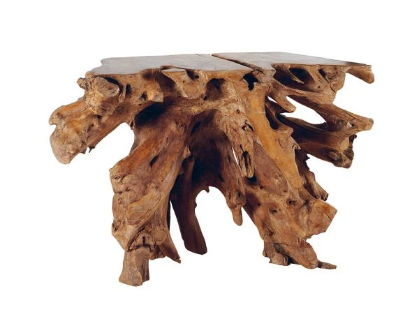Console Naturelle En Racine De Teck Massif 150cm "Under The Sun" – Image 2