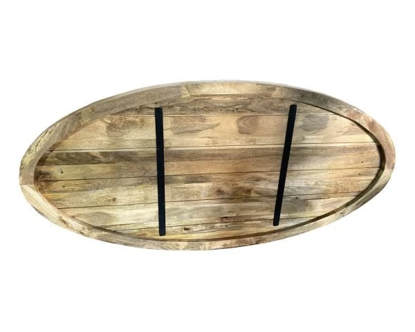 Grande Table Ovale En Bois Et Métal 240x120 Cm "Andy" – Image 8