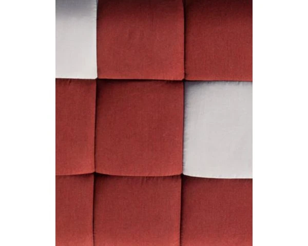 Salon D'extérieur Design Tissu Sunbrella Rouge Et Beige "Lazy Beach" Retour Droit – Image 2