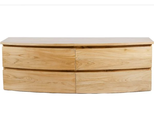 Meuble Sous Vasque Suspendu En Teck 140 Cm "HanoÏ" – Image 3