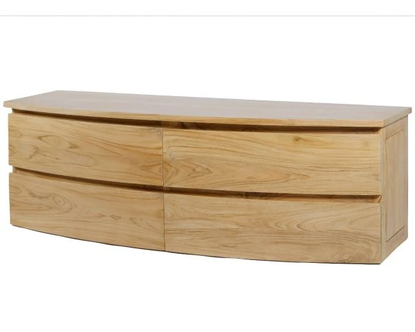 Meuble Sous Vasque Suspendu En Teck 140 Cm "HanoÏ" – Image 4