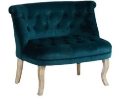 Fauteuil "Denver" XL Bleu Pétrole