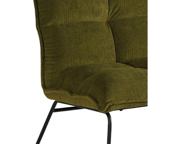 Lot De 2 Fauteuils Ultra Confort Style Scandinave "Calgari" Vert Kaki – Image 4