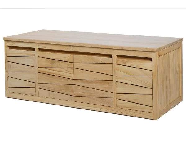 Meuble Sous Vasque Suspendu En Teck 120 Cm "Moho" – Image 7