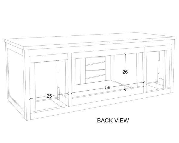 Meuble Sous Vasque Suspendu En Teck 120 Cm "Moho" – Image 9