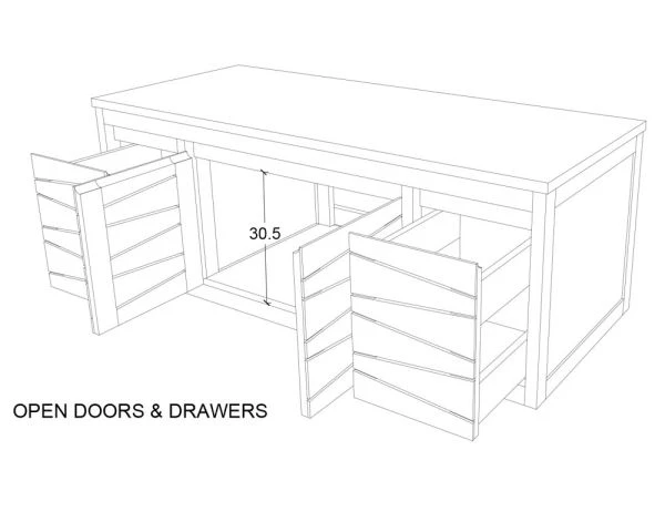 Meuble Sous Vasque Suspendu En Teck 120 Cm "Moho" – Image 10