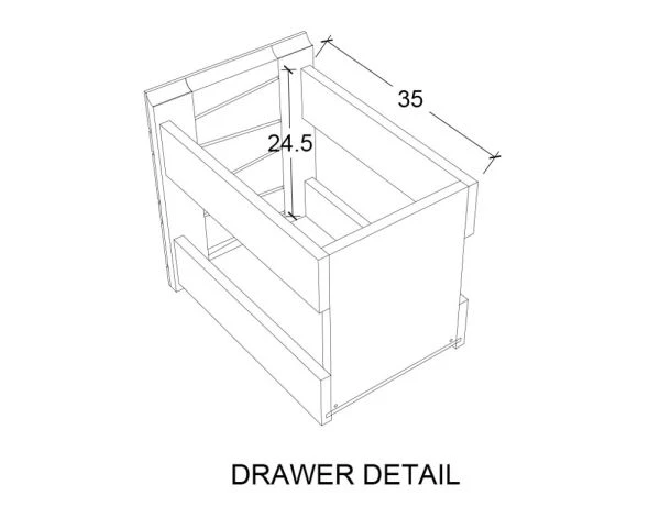 Meuble Sous Vasque Suspendu En Teck 140 Cm "Moho" – Image 8