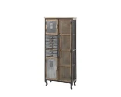 Armoire Industrielle Bois Métal "Mélimélo Indus"