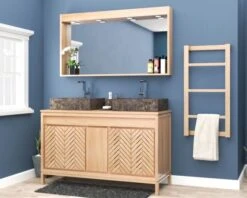 Meuble Sous Vasque En Teck 140 Cm "Napu"