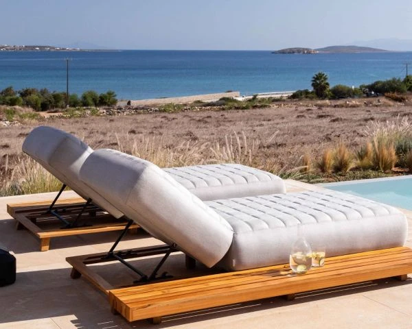 Tablette D'agrément En Teck Pour Bain De Soleil "Lombok" – Image 3