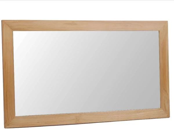 Miroir Rectangulaire Cadre En Teck 120x70 Cm – Image 3