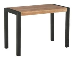 Grand Mange-debout Industriel Métal Et Chêne Massif "Catane" Casita