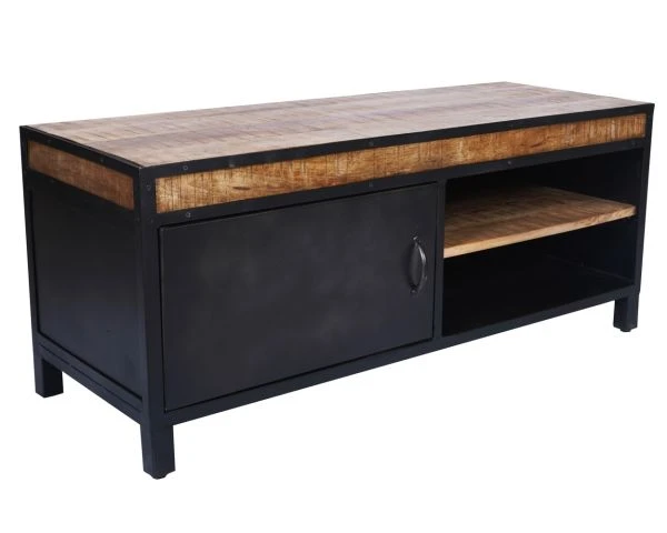 Meuble Télé Industriel 120cm "Atelier"