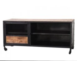 Meuble TV Métal Et Bois 120 "Atelier"