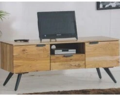 Meuble TV Acacia Massif 135 Cm "Buenos"