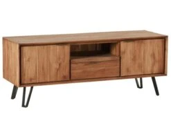 Meuble TV En Teck Massif 155 Cm 'Moluca'