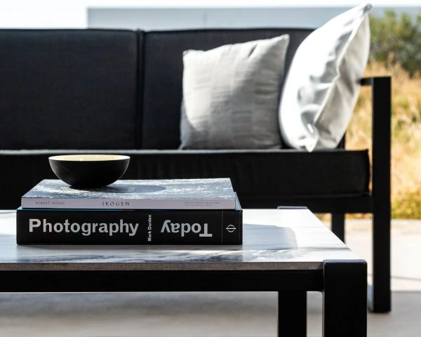 Table Basse Outdoor En Céramique Et Aluminium "Bantayan Island"