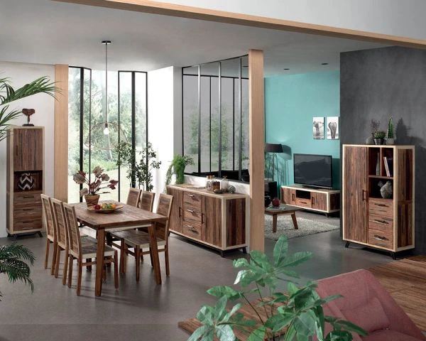 Chaise En Bois De Bateau Exotique Recyclé Et Teinté "Sunboat" – Image 4