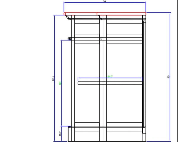 Meuble Salle De Bain 1 Vasque Manguier Massif Quartz Blanc "Églantine" – Image 7