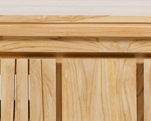 Meuble Sous Vasque Suspendu En Teck 120 Cm "Doko" – Image 5