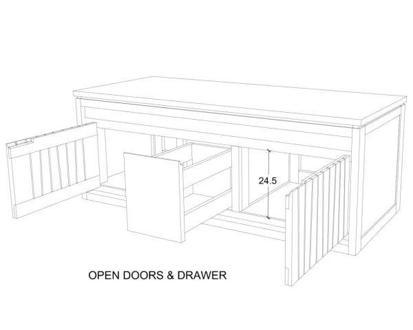 Meuble Sous Vasque Suspendu En Teck 120 Cm "Doko" – Image 9