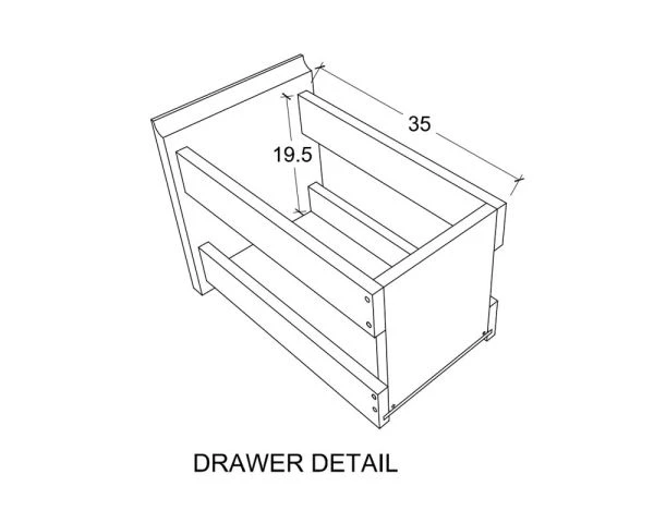 Meuble Sous Vasque Suspendu En Teck 120 Cm "Doko" – Image 10