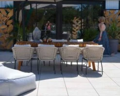 Lot De 2 Chaises De Jardin Ultra Confort Gris Et Anthracite "Tours"