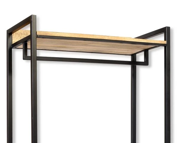 Armoire Factory Bois Et Métal 5 étagères 1 Tringle "Atelier" – Image 6