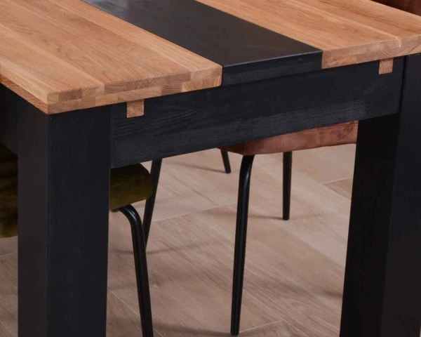 Table Moderne 6-8 Personnes En Bois Massif "Toly" 180 Cm – Image 4