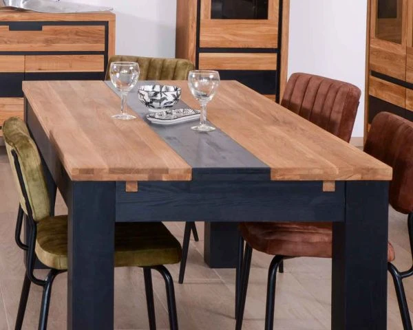 Table Moderne 6-8 Personnes En Bois Massif "Toly" 180 Cm – Image 5