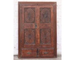 Double Porte Indienne Ornementale Modèle Unique "Vieille Porte"