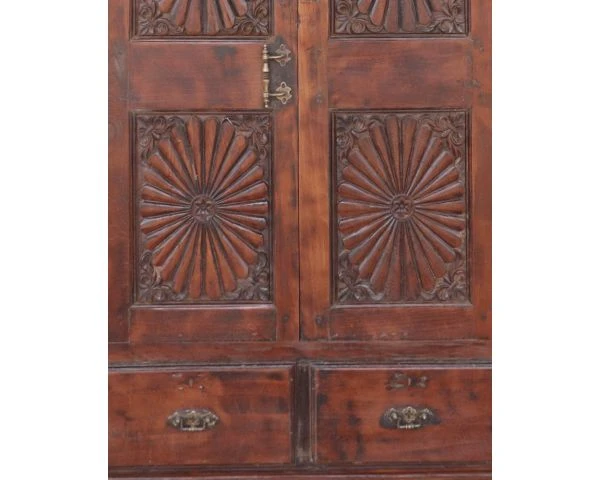 Double Porte Indienne Ornementale Modèle Unique "Vieille Porte" – Image 3