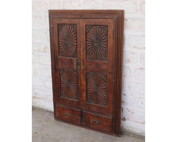 Double Porte Indienne Ornementale Modèle Unique "Vieille Porte" – Image 2