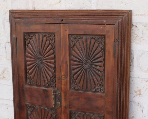 Double Porte Indienne Ornementale Modèle Unique "Vieille Porte" – Image 4