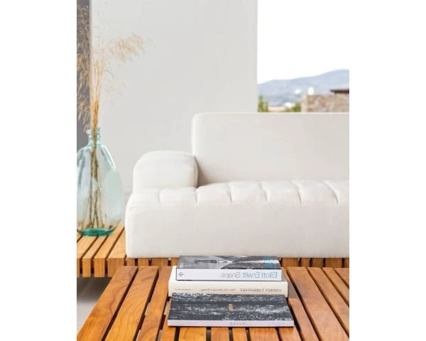 Canapé D'extérieur Avec Retour Gauche Tissu Sunbrella écru " Lombok" – Image 5